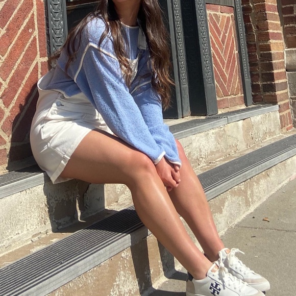 NWT Denim Short Overall - Picture 2 of 3